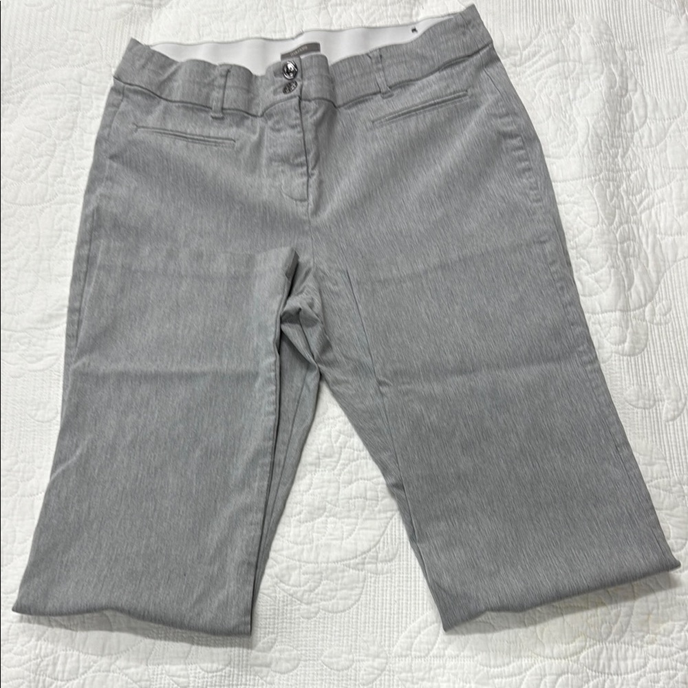 Gray Cropped Pants